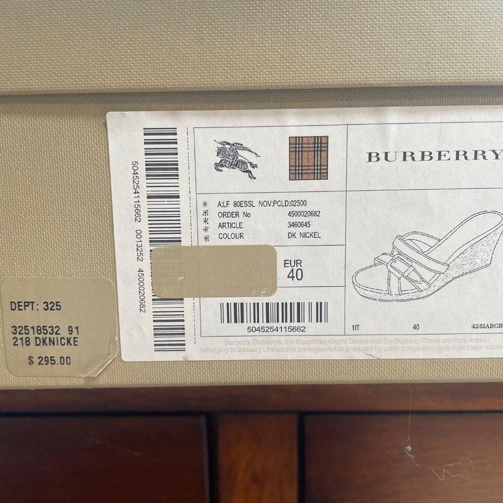 Burberry espadrille sandals - Picture 7 of 9